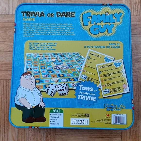 Family Guy Trivia or Dare - LIKE NEW - Picture 2 of 3
